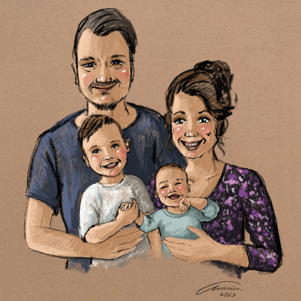 Digitaalne illustreeritud perepilt - Image 4